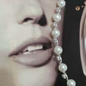 Fashion Faux Pearl Hair Band Women Girls Party Long Hair Accessory Jewelry